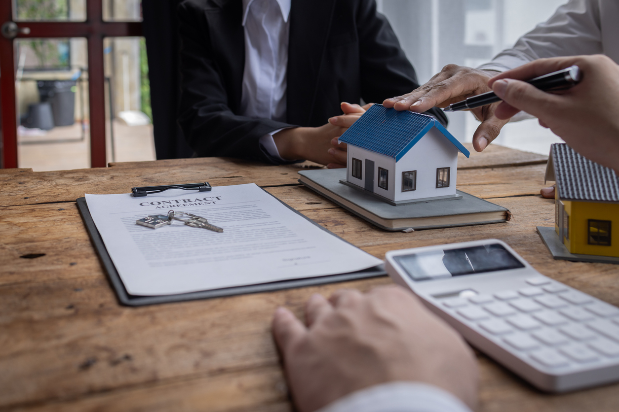 sinnbild für ein immobiliengeschäft