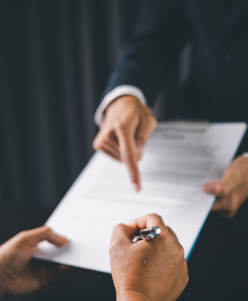 vertrag mit pflichten